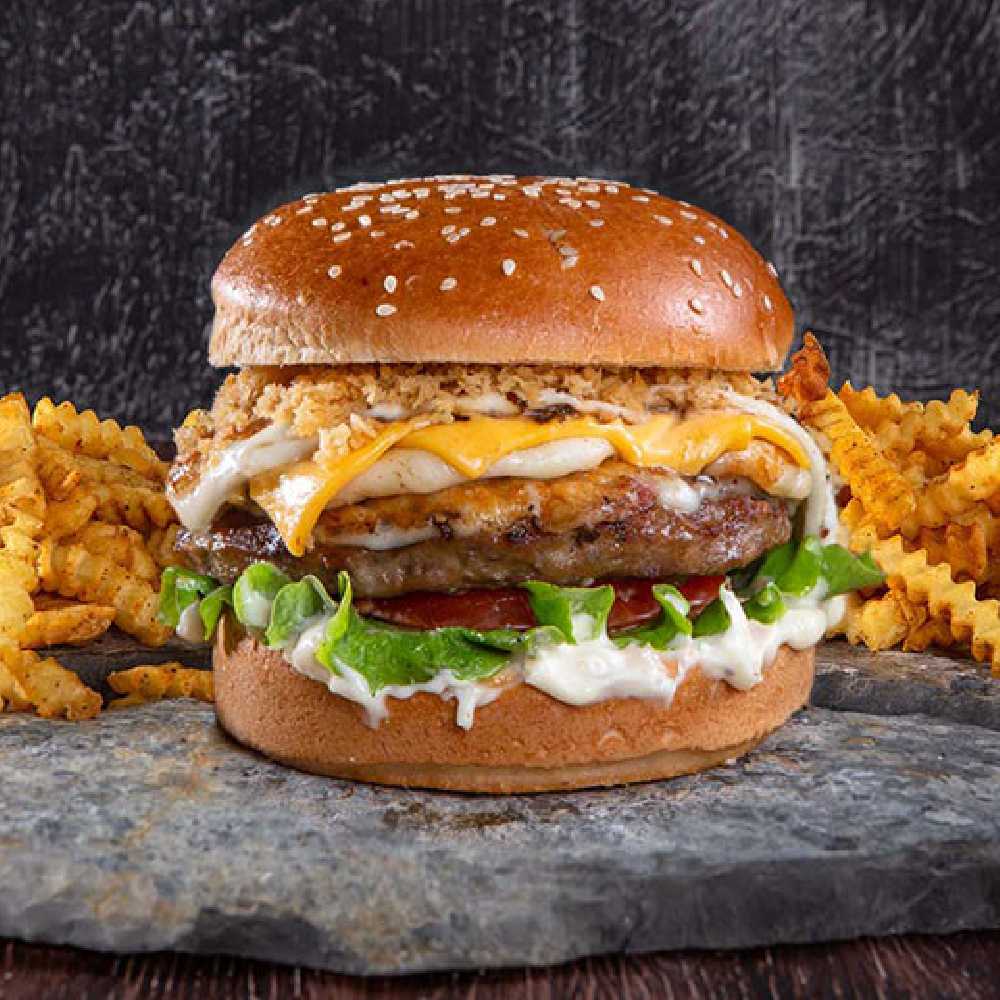 CHEESY BEAST BURGER